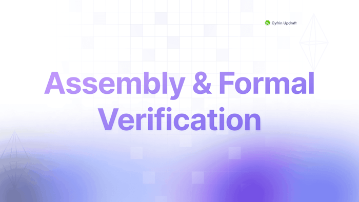 Assembly and Formal Verification